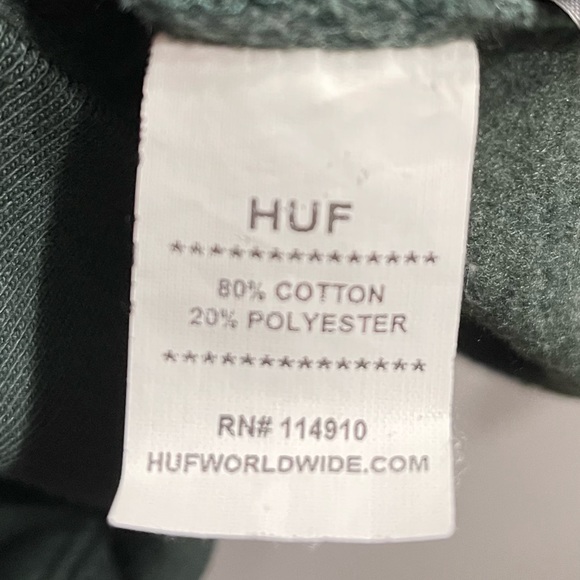 HUF Rose Rainforest Green Hoodie - Picture 2 of 2